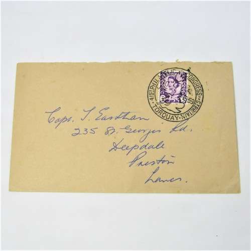 3 Used postal envelopes from England to South Africa