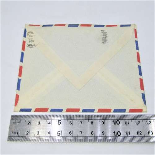 Lot of four Used postal envelopes from England to South Africa