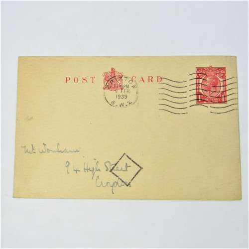 4 used Post cards from England