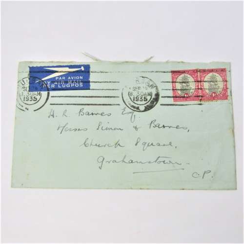 Lot of four used postal envelopes from England