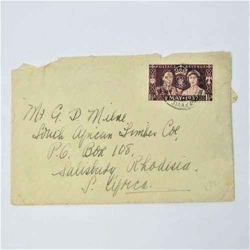 3 Used postal envelopes from England to South Africa