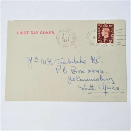 3 Used postal envelopes from England to South Africa