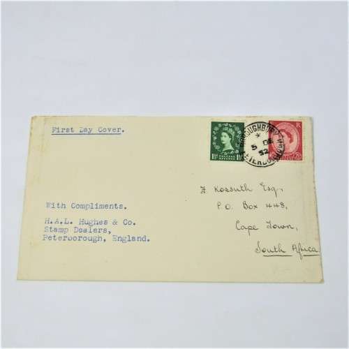 3 Used postal envelopes from England to South Africa