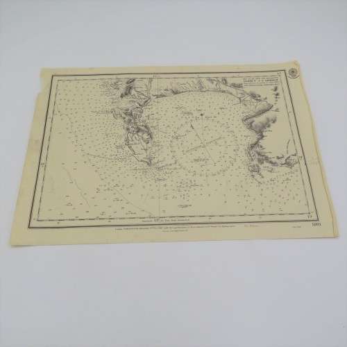 Reprinted map of Duiker point to Cape Hangklip - Portion of chart 2082 - 28 x 40 cm