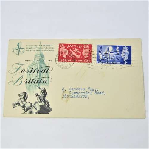 Lot of three Used postal envelopes from England