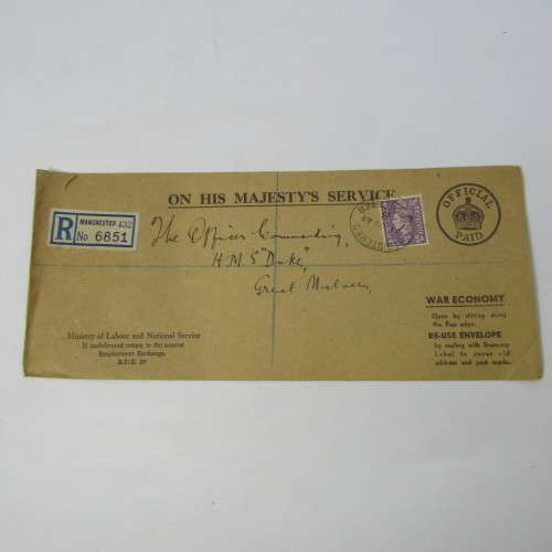 Lot of three Used postal envelopes from England