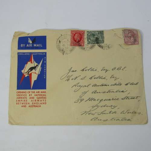 Lot of three Used postal envelopes from England