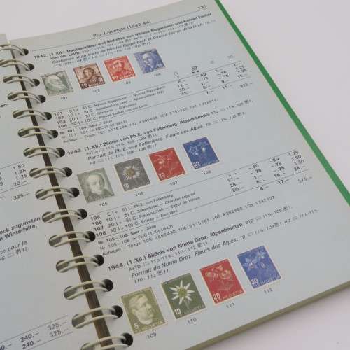 New Zumstein Schweiz Liechtenstein stamp catalogue 1985