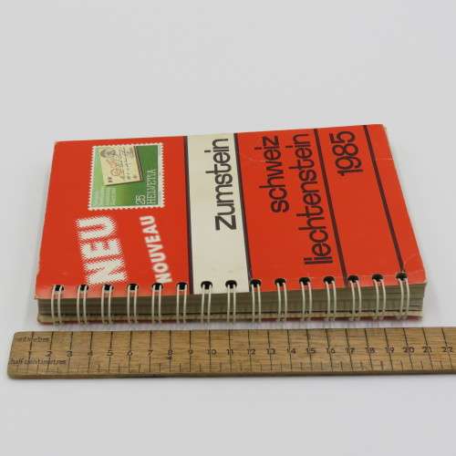 New Zumstein Schweiz Liechtenstein stamp catalogue 1985