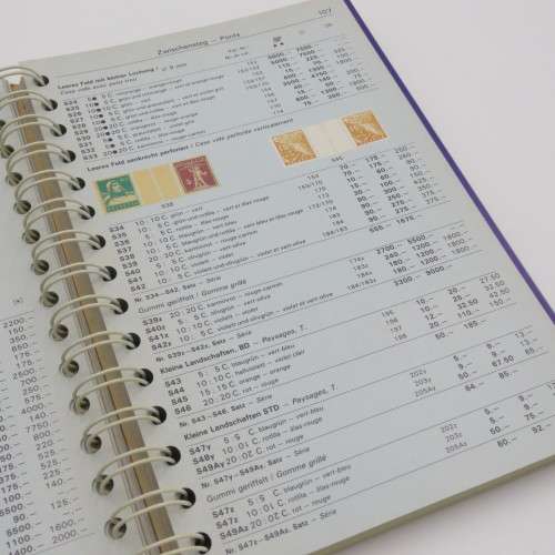 New Zumstein Schweiz Liechtenstein stamp catalogue 1985