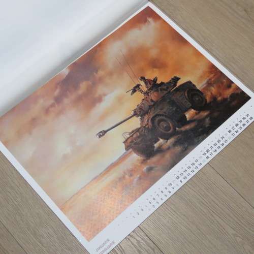 1987 SA Army battle school Calendar with beautiful pictures - Size 49 x 62 cm