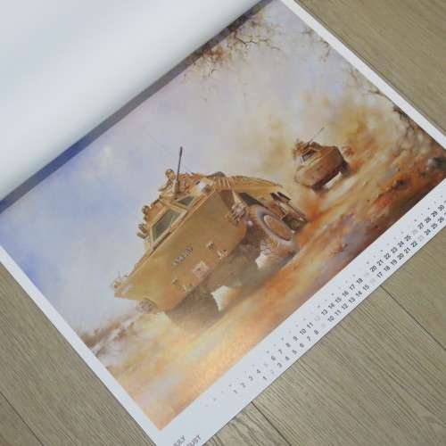 1987 SA Army battle school Calendar with beautiful pictures - Size 49 x 62 cm