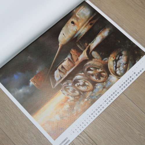 1987 SA Army battle school Calendar with beautiful pictures - Size 49 x 62 cm