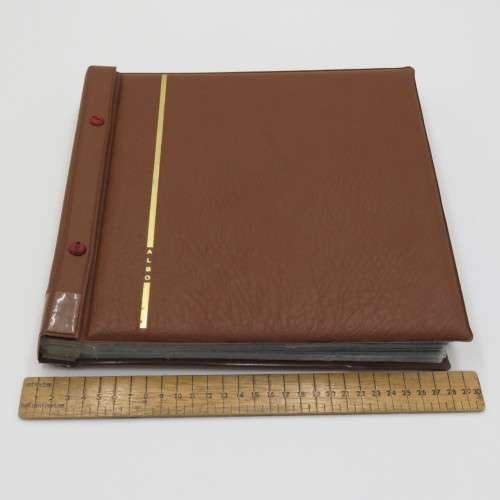 First day cover album with 72 pages and 27 covers and other items - Venda