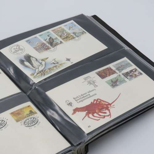 First day cover album with over 100 pages - Included 56 South West Africa First day covers