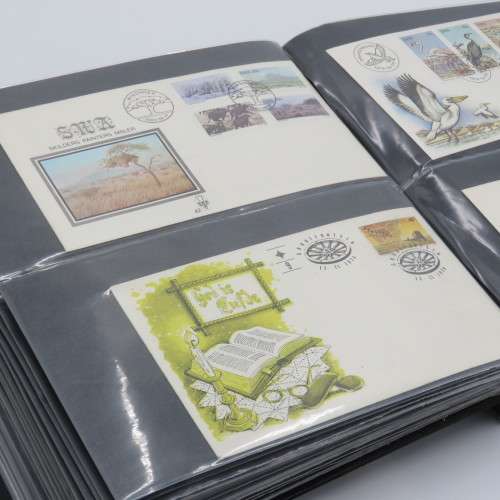 First day cover album with over 100 pages - Included 56 South West Africa First day covers
