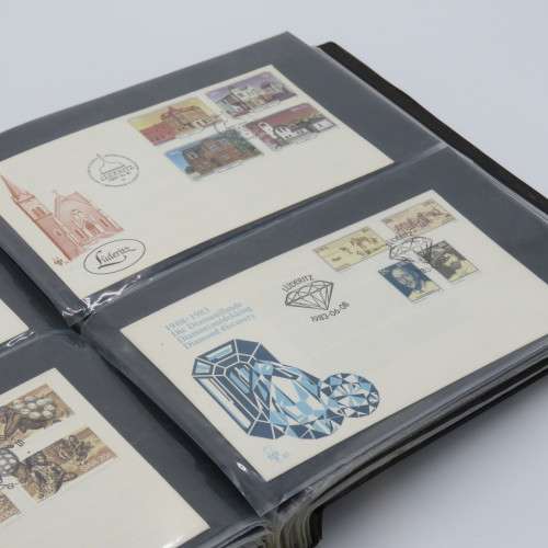 First day cover album with over 100 pages - Included 56 South West Africa First day covers