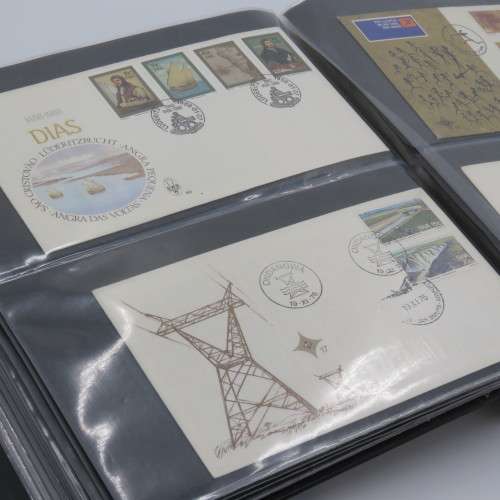 First day cover album with over 100 pages - Included 56 South West Africa First day covers