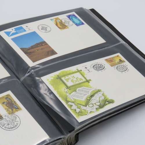 First day cover album with over 100 pages - Included 56 South West Africa First day covers