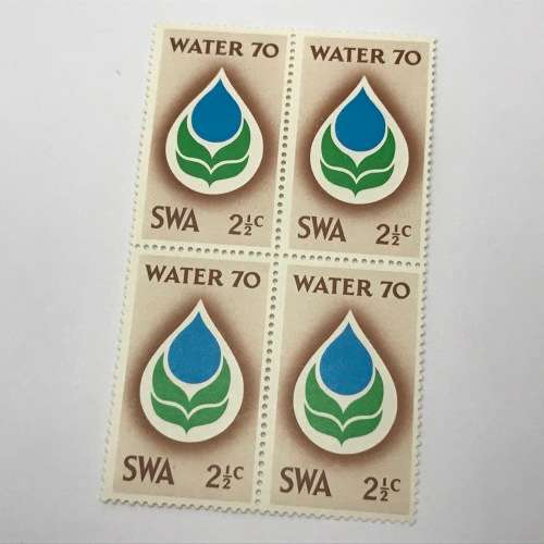 SWA 1970 Water 70 Campaign SACC 237 and 236 - set of mint stamps