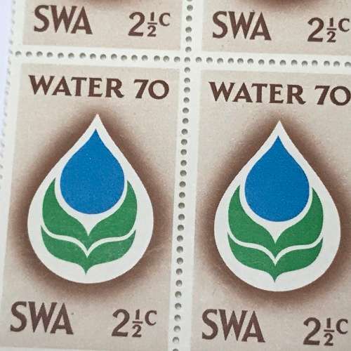 SWA 1970 Water 70 Campaign SACC 237 and 236 - set of mint stamps