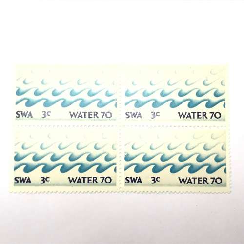 SWA 1970 Water 70 Campaign SACC 237 and 236 - set of mint stamps