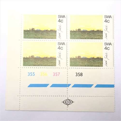 SWA Scenery Paintings SACC 246 Control Block of 4