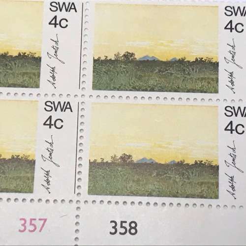 SWA Scenery Paintings SACC 246 Control Block of 4