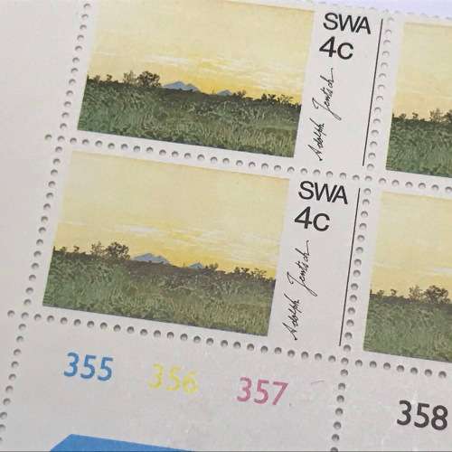 SWA Scenery Paintings SACC 246 Control Block of 4