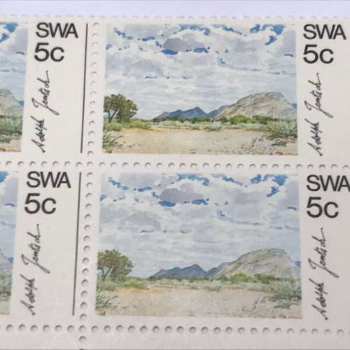 SWA Scenery Paintings SACC 247 Control Block of 4