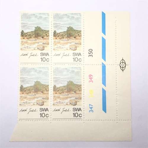 SWA Scenery paintings SACC 248 Control block of 4