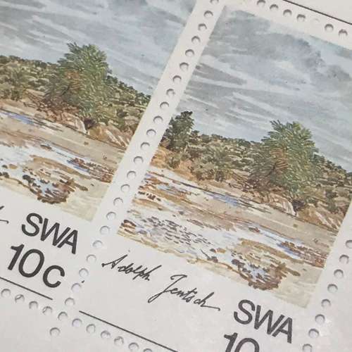 SWA Scenery paintings SACC 248 Control block of 4