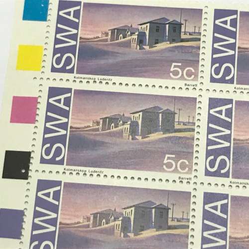 SWA 1975 Historic Monuments SACC 283 284 285 Set of Control blocks of 6