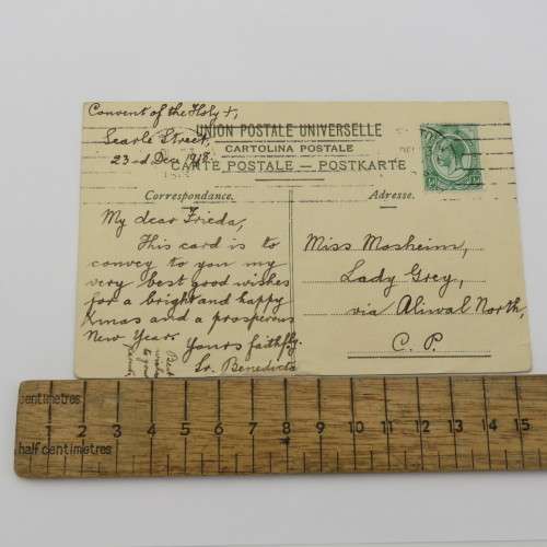 1918 Postcard Cape Town to Aliwal North - Mosheim Correspondence