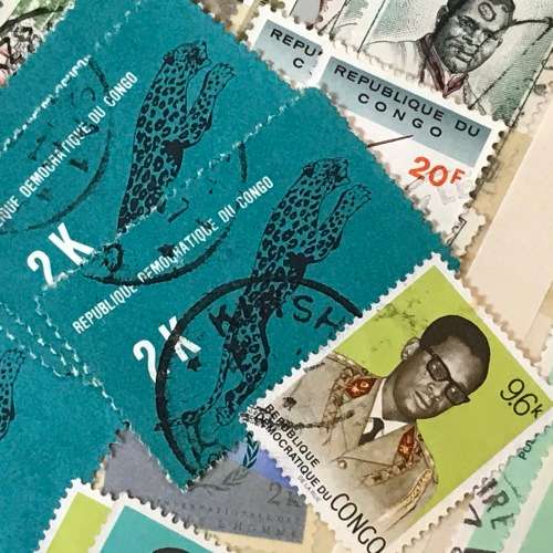 Collection of Congo Republic Lot of Unresearched stamps