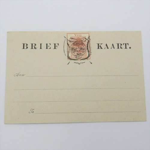 Orange Free State Briefkaart - Unused - With half penny stamp