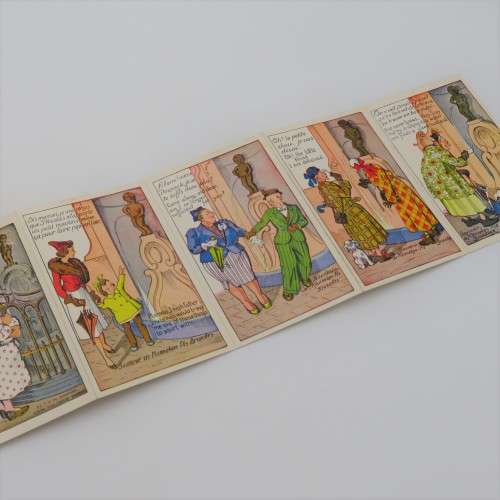 Mannekin-Pis - 10 Vintage Bruxelles comic postcards in folder