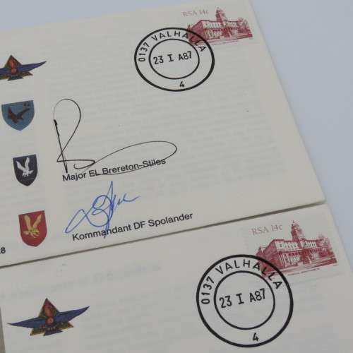Pair of covers 42nd anniversary of 42 Squadron
