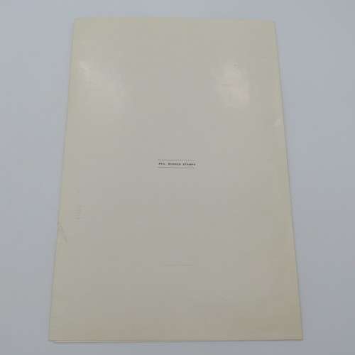 1954 Memorial Service Program - Ned Hervormde Kerk Pretoria