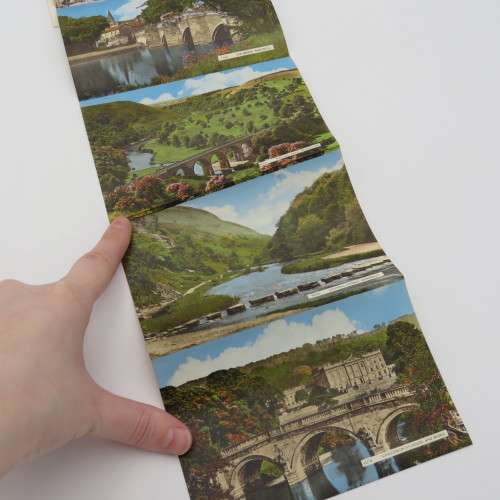 Vintage Derbyshire lettercards with views of bridges - 2 Different issues