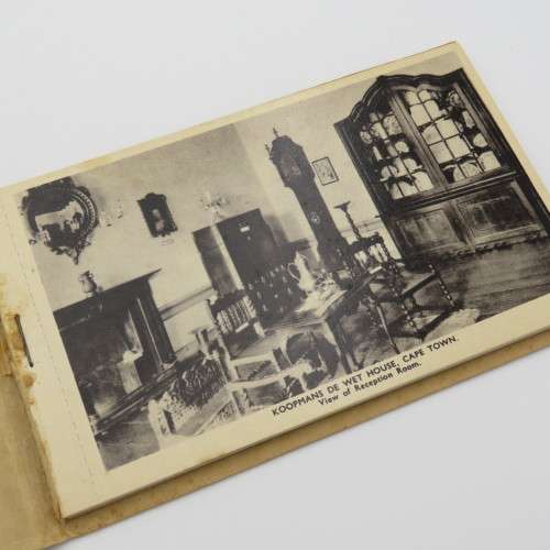 12 Postcard views of Koopmans De Wet House, Cape Town - Original booklet