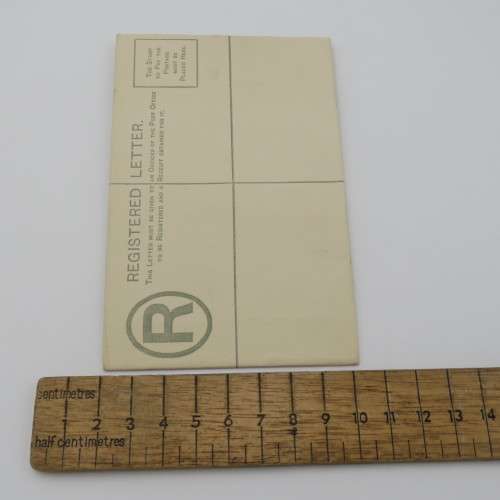 Victorian unused Cape of Good Hope letter card - Registered - Rarely seen