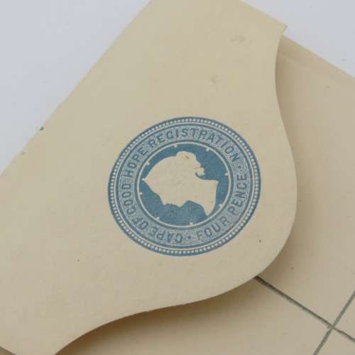 Victorian unused Cape of Good Hope letter card - Registered - Rarely seen
