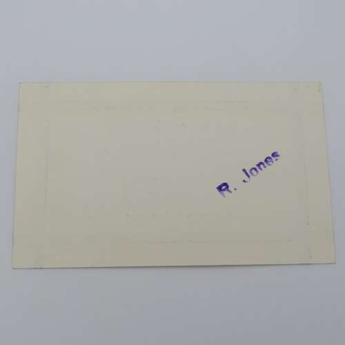 1966 Dr H.F Verwoerd state funeral admission ticket - Stamped R Jones