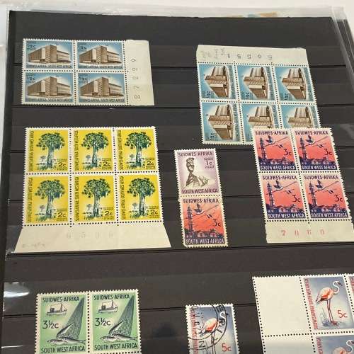 Lot of about 250 South West Africa control blocks - Including some early ones