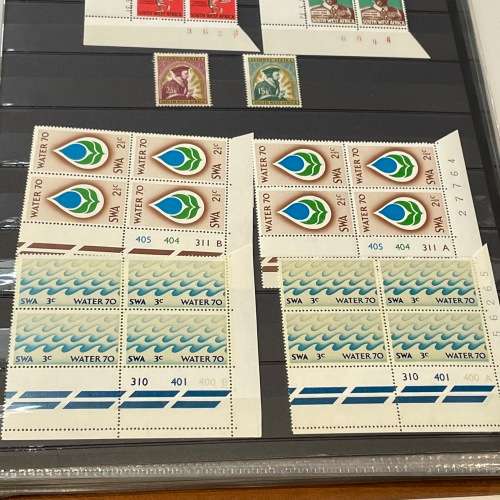 Lot of about 250 South West Africa control blocks - Including some early ones