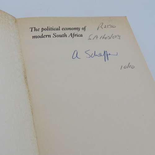 The Political economy of Modern South Africa by Alf Stadler - 1987 issue