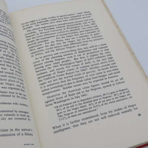 The Principle of Apartheid by H.F Sampson - 1966 edition