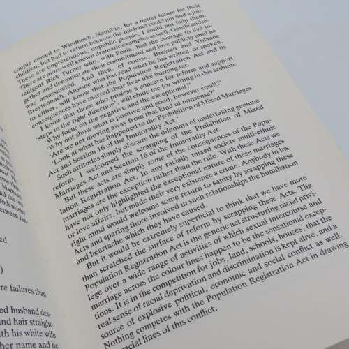 The Last White Parliament by Frederik van Zyl Slabbert - 1985 First issue