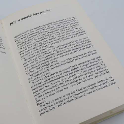 The Last White Parliament by Frederik van Zyl Slabbert - 1985 First issue